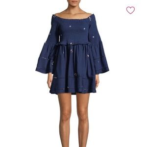 Free People bell sleeve dress